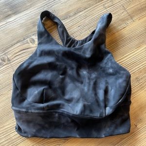 Lulu cropped racer back sports bra